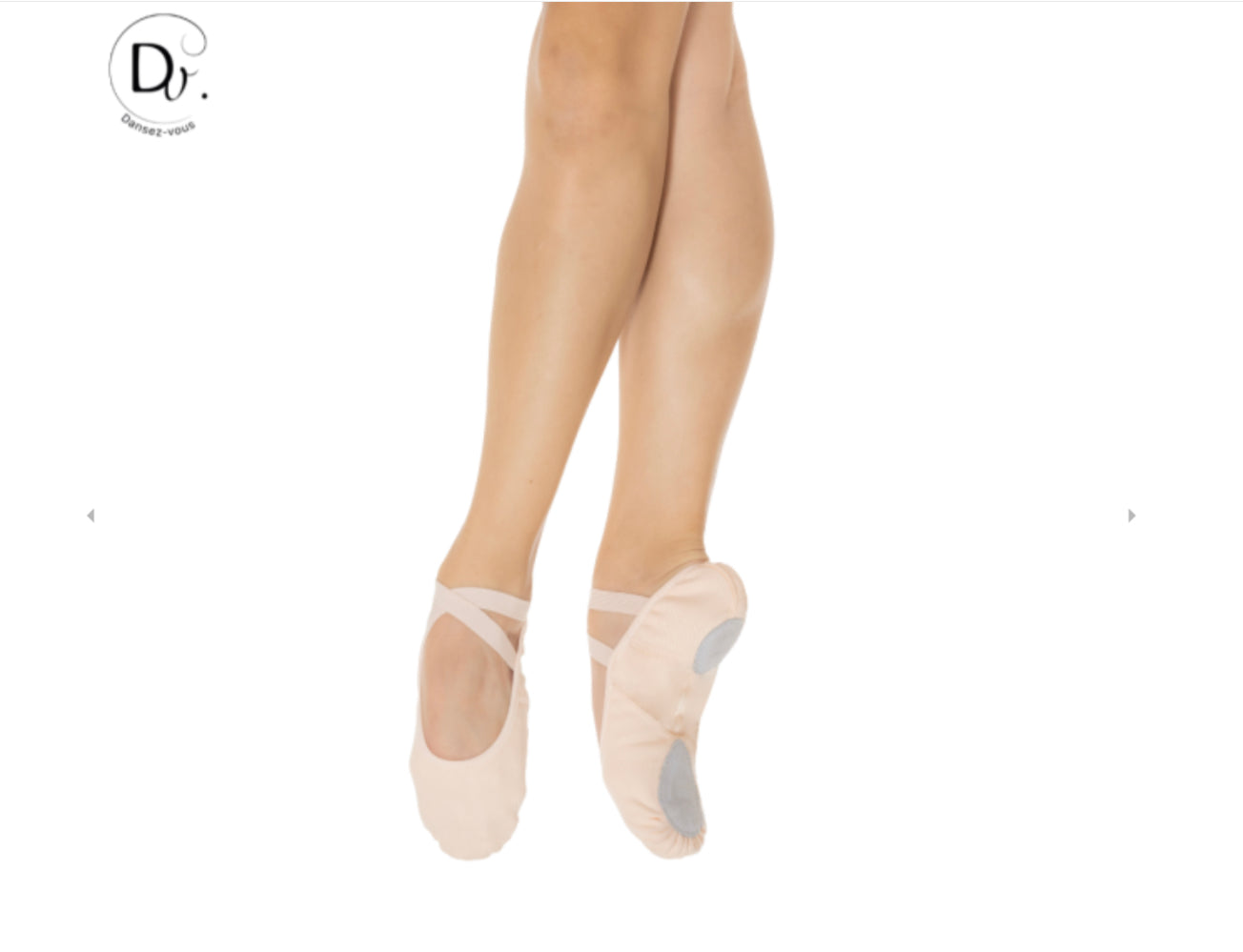 Zapatillas media punta de ballet NINA de Dansez-Vous