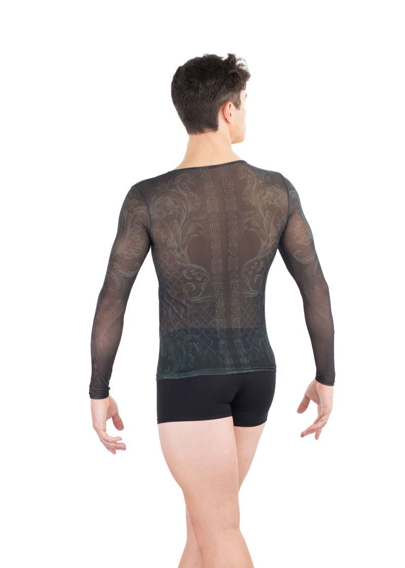 Camiseta de manga larga MISU para hombre de Ballet Rosa