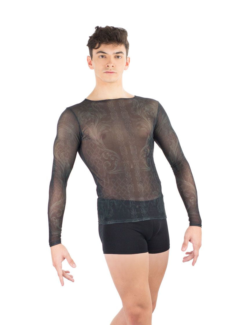 Camiseta de manga larga MISU para hombre de Ballet Rosa