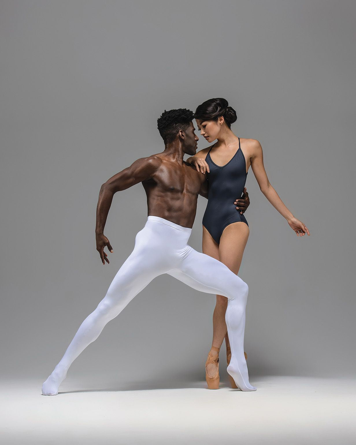 Mallas de danza con pie RYO para hombre de Ballet Rosa