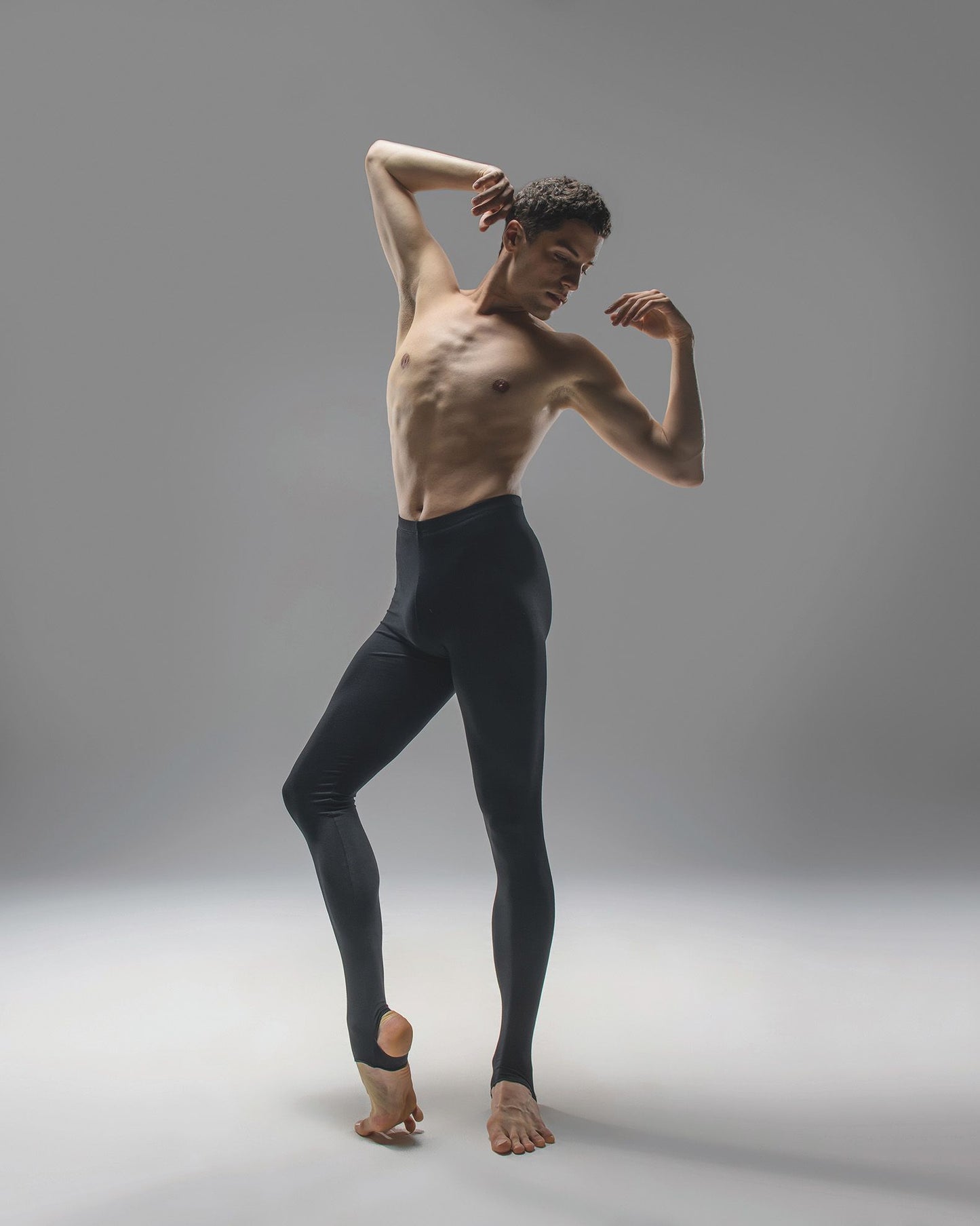Mallas de danza con estribo VICTOR para hombre de Ballet Rosa