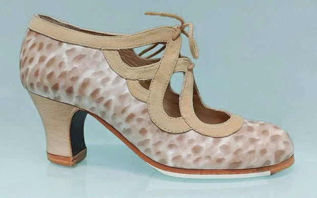 Zapato de flamenco M95 JADE de Begoña Cervera