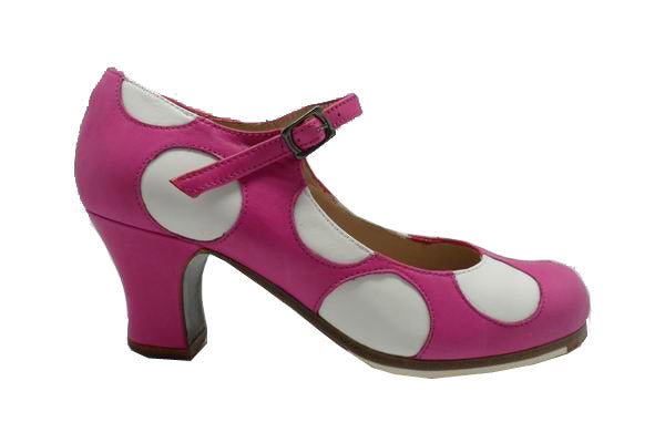 Zapato de flamenco M68 LUNARES de Begoña Cervera