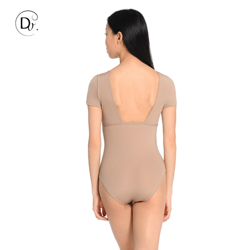 Maillot de ballet básico de manga corta FÉLIA ADULTO de Dansez-Vous?