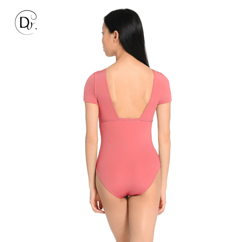 Maillot de ballet básico de manga corta FÉLIA ADULTO de Dansez-Vous?