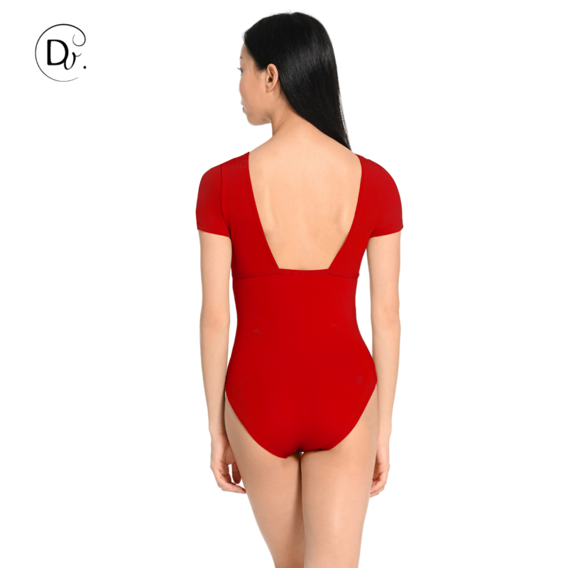 Maillot de ballet básico de manga corta FÉLIA ADULTO de Dansez-Vous?