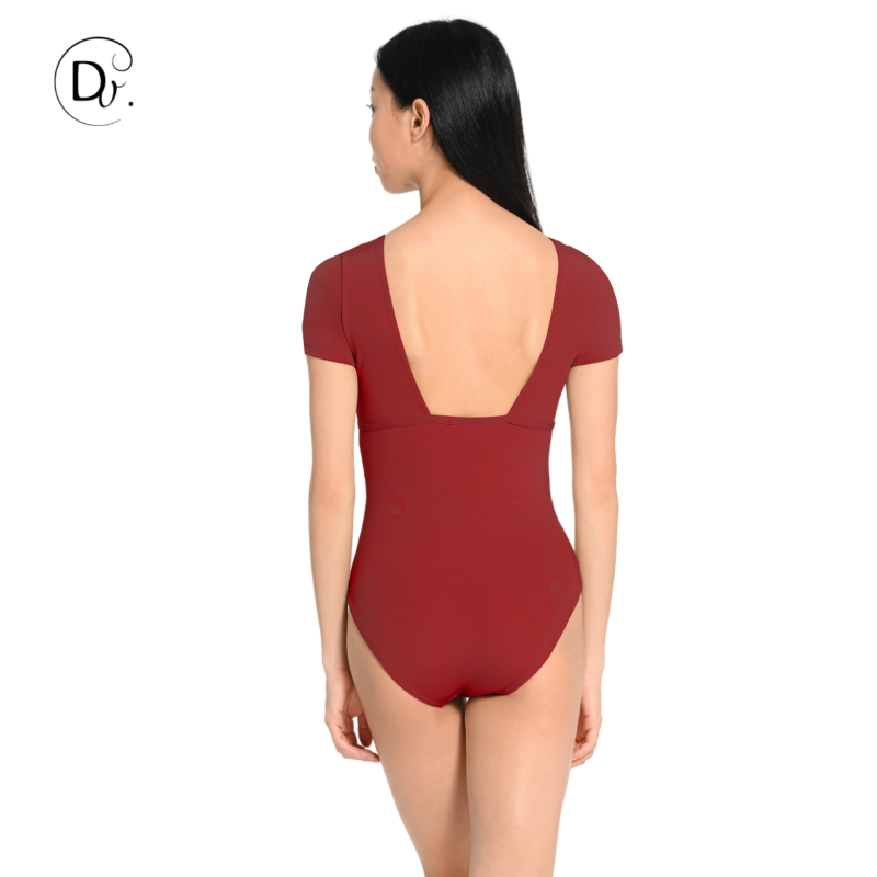 Maillot de ballet básico de manga corta FÉLIA ADULTO de Dansez-Vous?