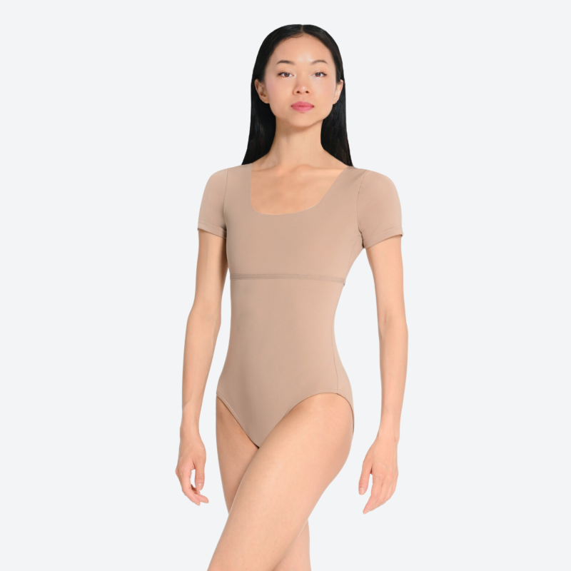 Maillot de ballet básico de manga corta FÉLIA ADULTO de Dansez-Vous?
