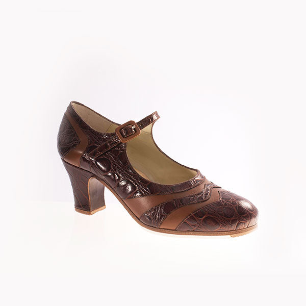 Zapato de flamenco M26 BICOLOR de Begoña Cervera