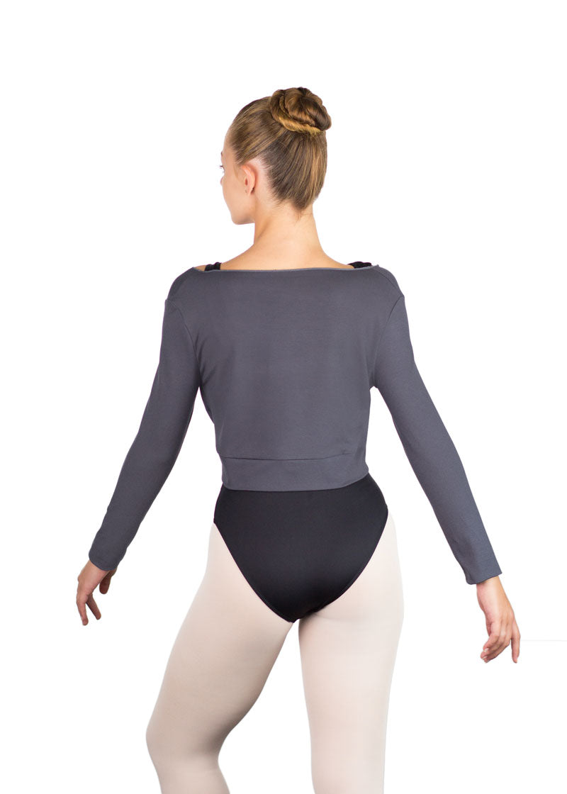 Jersey Cropped Top ancho MEGUMI de Ballet Rosa