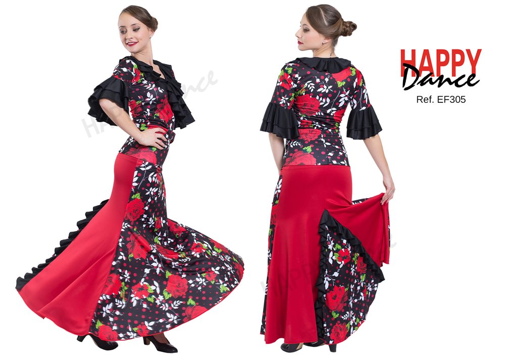 El Flamenco Vive, Tallas de vestidos y faldas