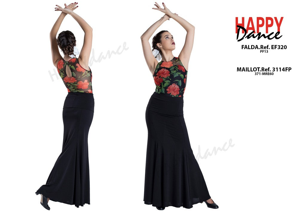 Falda Baile Flamenco profesional y ensayo al mejor precio EF389
