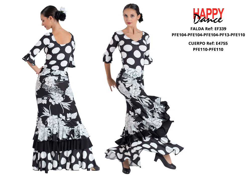 FALDA FLAMENCO EF339 PERSONALIZADA Happy Dance