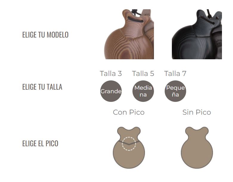 Castañuelas para JOTA PROFESIONAL de Castañuelas del Sur