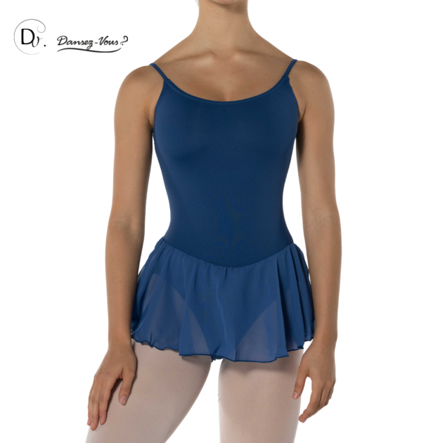 Maillot de tirantes con falda LUNA INFANTIL de Dansez-Vous