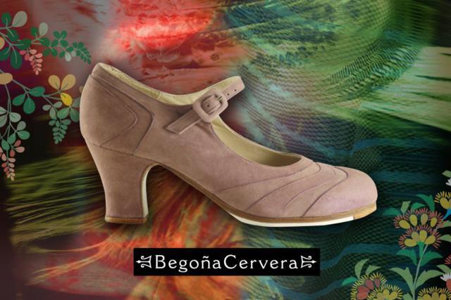 Zapato de flamenco M26 BICOLOR de Begoña Cervera