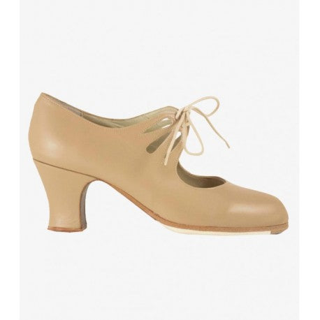 Zapato de flamenco M54 CORDONERA CALADO de Begoña Cervera