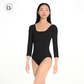 Maillot de ballet básico de manga larga FÉLINE ADULTOS de Dansez-Vous? - YoBailo.Shop