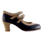 Zapato de Flamenco M49 DOS CORREAS Begoña Cervera