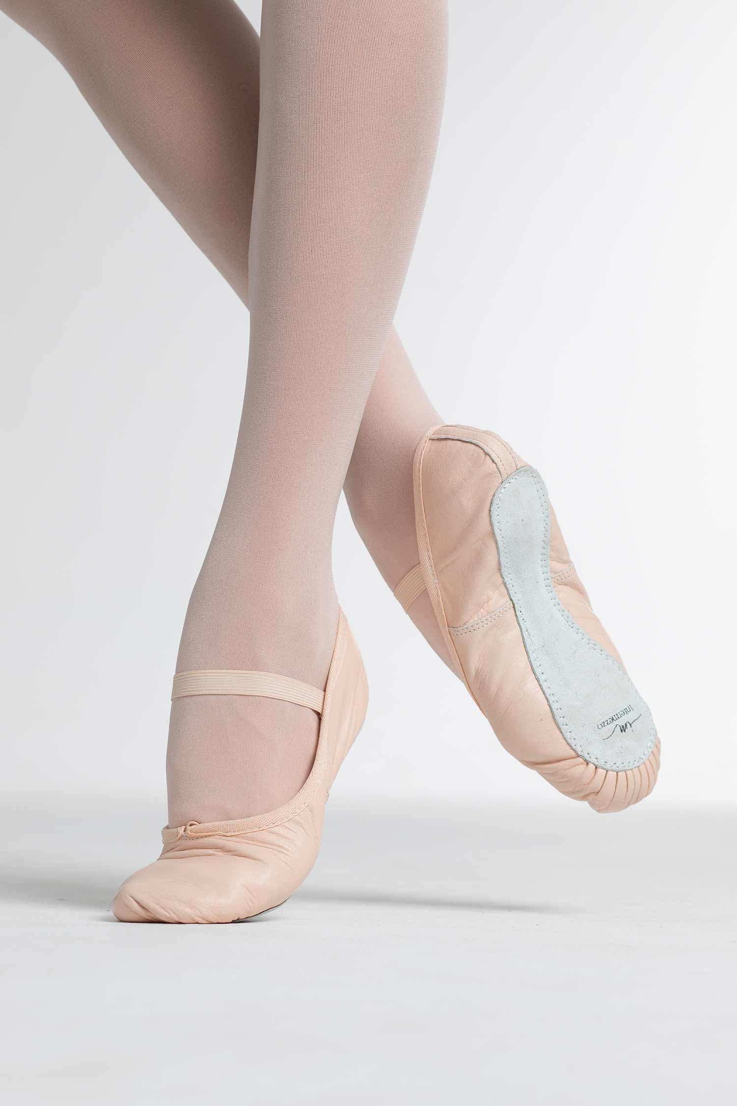 Zapatillas de ballet 7252 MEDIA PUNTA FS LEATHER BASIC de Intermezzo - YoBailo.Shop