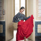 Falda de ensayo de flamenco con fajín para niñas CALA de Davedans