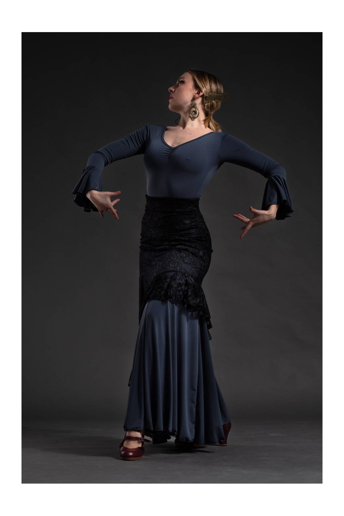 Falda de ensayo de flamenco para niños CALA de Davedans